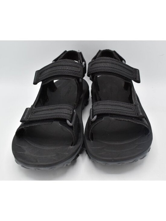 Merrell Men 11 Huntington Sport Convertible Black Leather Open Toe Sandals Shoes main image 4